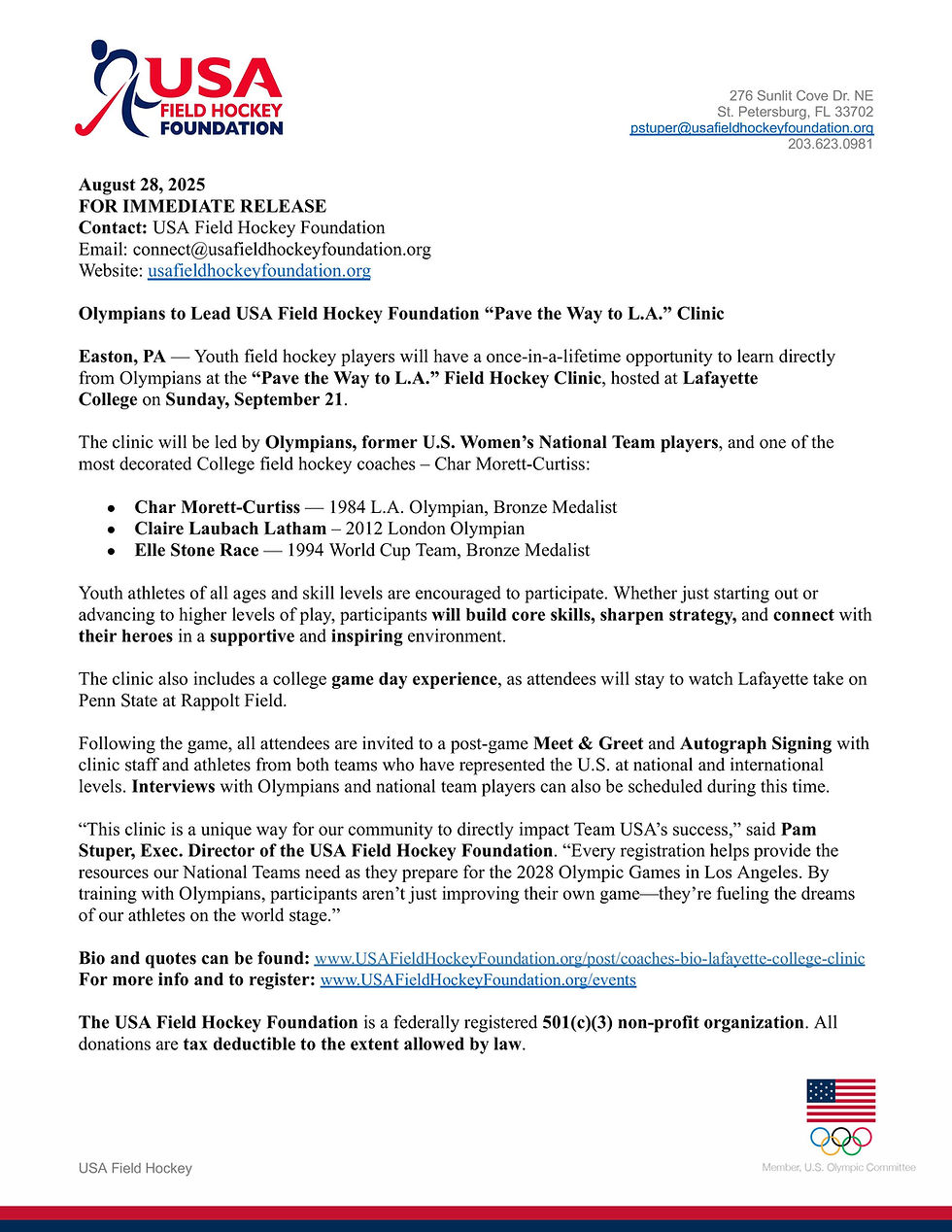 Pave the Way to L.A. - Lafayette College CLINIC